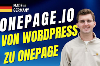 use onepage io to migrate your wordpress website to onepage