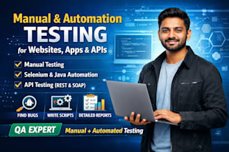 do automation testing, and API testing professional
