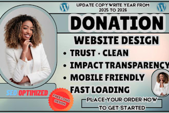 donation website non profit, charity website, fundraising, ngo website