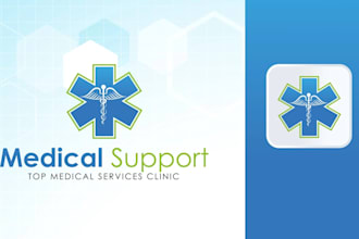 design a clean and minimalist medical logo design