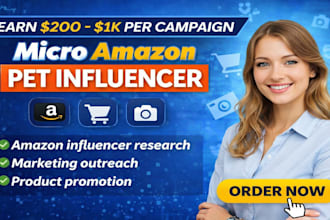 find micro amazon pet influencer amazon influencer research marketing outreach