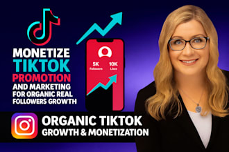 organically setup and promote your facebook and tiktok pages for audience growth