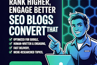 write human written SEO blog posts and articles