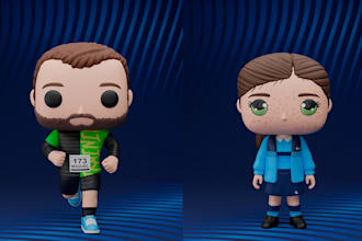 create a custom funko pop style character just for you