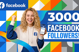 instantly gain 3000 facebook followers fast