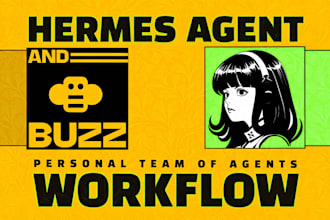 set up hermes or buzz agent workflow on your system or vps