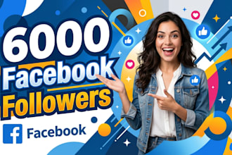 grow up 6000 facebook followers fast