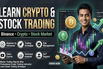 teach you basic crypto trading, binance, stock market