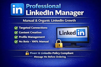 manage your linkedin profile and grow connections manually