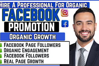 do facebook page promotion for organic growth and engagement