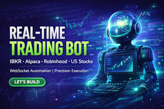 build scalping bot ibkr bot tws bot eft bot alpace bot robinhood bot US stocks