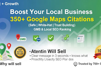 create 350 google maps citations for gmb ranking
