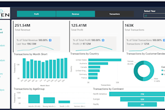 create interactive and dynamic power bi dashboards and reports