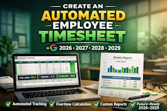 create an automated employee timesheet in google sheets 2026,2027,2028,2029