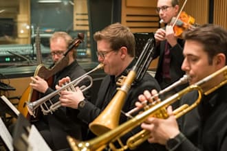 record pro brass horn section trumpet, saxophone, trombone for your song
