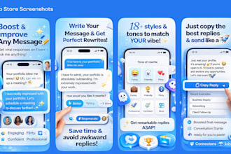 design stunning app screenshots, ios screenshots  play store design