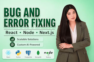 fix react nextjs and javascript bugs and errors quickly