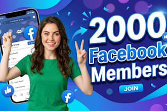 instantly gain 2000 facebook members fast