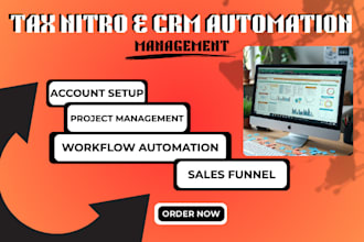 set up tax nitro canopy CRM CPA tax software setup accounting workflow
