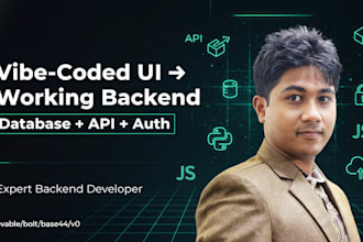 build backend for your vibe coded lovable, base44 or v0 app