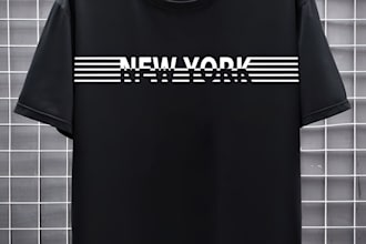 design unique typography t shirt for merch and print