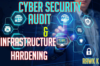 perform cybersecurity audit and infrastructure security hardening