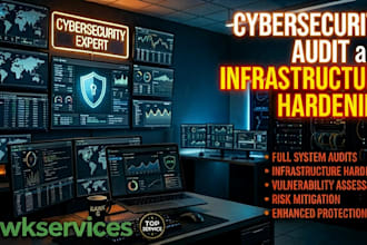 perform a cybersecurity audit and infrastructure hardening for startups and smbs