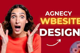 do agency website, landing page