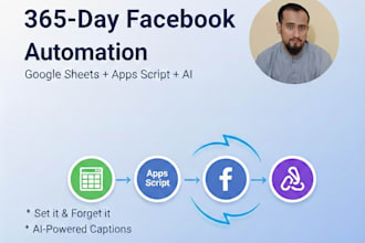 build a facebook content automation engine using google apps script