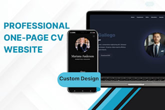 build a modern personal CV website for job applications