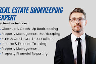 do real estate books, rental property, property management bookkeping