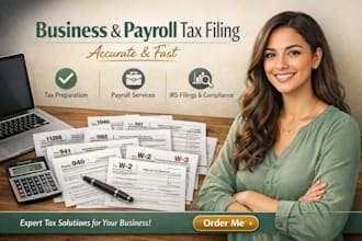 file business tax returns and payroll tax filing 1040 1120s 1065 941 940 w2 w3