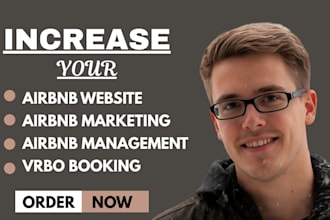 build airbnb website, handle airbnb marketing, management and vrbo booking