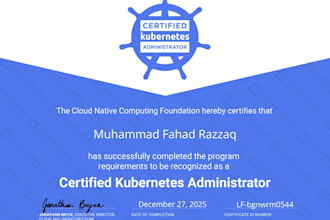 do ai, docker, kubernetes, terraform, cicd and aws services
