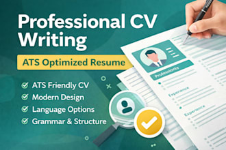 create a modern professional CV resume