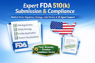 fda registration fda medical device 510k submission compliance labeling expert