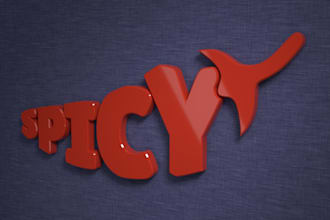 design modern 2d logo and realistic 3d mockup