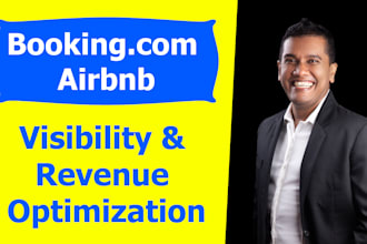 optimize booking com, airbnb for maximum revenue