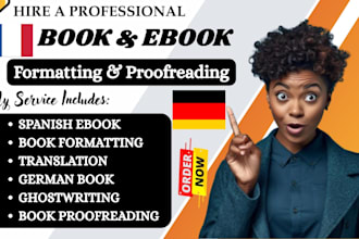 format german book spanish book french book italian book amazon KDP book design