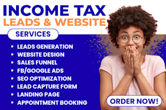generate income tax leads tax preparation leads tax website income tax tax leads