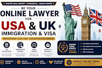 be your online lawyer for USA and UK immigration and visa