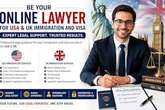 be your online lawyer for USA and UK immigration and visa