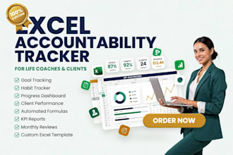 create excel accountability tracker for life coaches and clients