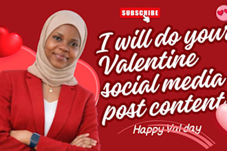 design valentine social media posts, videos, and reels
