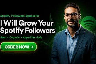 grow your spotify followers organically and fast