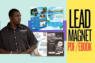 design lead magnet, ebook design, book cover, brochure, prayer journal checklist