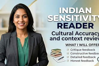 be your indian sensitivity reader and context consultation