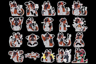 draw nsfw furry stickers furry telegram sticker animated sticker discord sticker