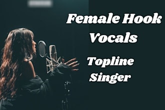 write and record a caribbean dancehall and afrobeat female reggae hook