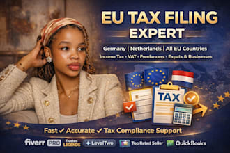 do tax filing for germany UK nl italy eu and vat return oss ioss registration